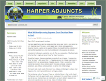 Tablet Screenshot of harperadjuncts.org
